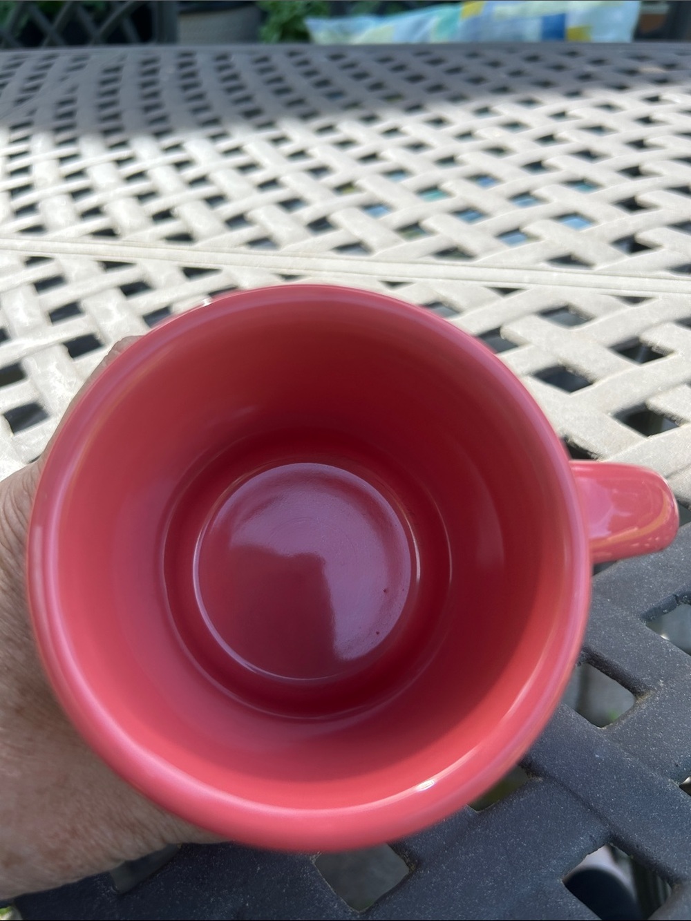 Life is Good “Gotta Run” mug. Peach, 12oz, no chips, cracks or dings. - Picture 3 of 4